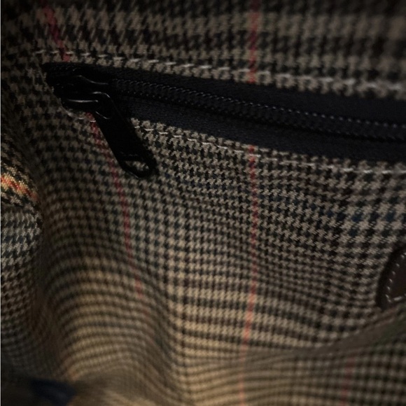 Barrington Brown Vegan Leather Men's Captains Duffle Bag EUC!! - Picture 15 of 16